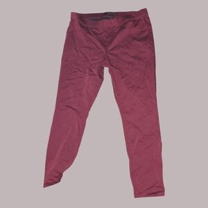 Burgundy Skinny Pants